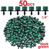 30-1000PCS 4/7mm Garden Irrigation Nozzle Adjustable Dripper Sprinkler Emitter Micro Drip Balcony Yard Greenhouse Watering Spray