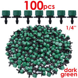 30-1000PCS 4/7mm Garden Irrigation Nozzle Adjustable Dripper Sprinkler Emitter Micro Drip Balcony Yard Greenhouse Watering Spray,
