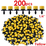 30-1000PCS 4/7mm Garden Irrigation Nozzle Adjustable Dripper Sprinkler Emitter Micro Drip Balcony Yard Greenhouse Watering Spray