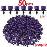 30-1000PCS 4/7mm Garden Irrigation Nozzle Adjustable Dripper Sprinkler Emitter Micro Drip Balcony Yard Greenhouse Watering Spray,