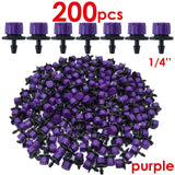 30-1000PCS 4/7mm Garden Irrigation Nozzle Adjustable Dripper Sprinkler Emitter Micro Drip Balcony Yard Greenhouse Watering Spray,