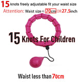 Fitness Smart Sport Hoop Adjustable Thin Waist Exercise Gym Circle ring Fitness Equipment Waist Support Belt Back,