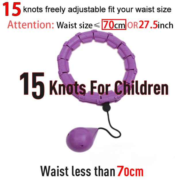 Fitness Smart Sport Hoop Adjustable Thin Waist Exercise Gym Circle ring Fitness Equipment Waist Support Belt Back,