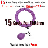 Fitness Smart Sport Hoop Adjustable Thin Waist Exercise Gym Circle ring Fitness Equipment Waist Support Belt Back,