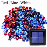 200 Led Solar Garland String Fairy Lights Outdoor 22M Solar Powered Lamp for Garden Decoration 3 Mode Holiday Xmas Wedding Party