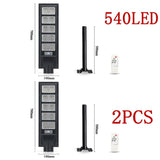 LED Solar Outdoor Power Lamp Garden Light Street Light Waterproof For Garden Decoration Remote Control Radar+PIR Human Sensor,