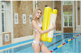 Inflatable Foldable Floating Row Backrest Air Mattresses Bed Beach Swimming Pool Water Sports Lounger float Chair Hammock Mat,