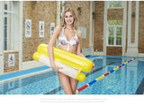Inflatable Foldable Floating Row Backrest Air Mattresses Bed Beach Swimming Pool Water Sports Lounger float Chair Hammock Mat,