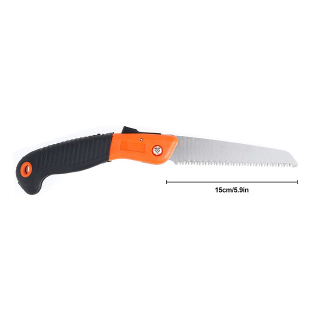 Folding Saw DIY Wood Pruning Saw With Hard Teeth Pruning Hand Saw Bushcraft Garden Tools for Outdoor Camping SK5 Grafting Pruner