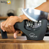 Knife Sharpener 3 Stages Professional Whetstone Kitchen Sharpening Stone Tungsten Diamond Grinder Damascus Chef Accessories Tool,