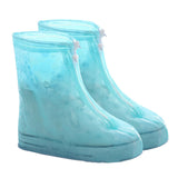 Men Women's Reusable Rain Boot Cover Non-slip Wear-resistant Thick Waterproof Shoe Cover Rain Boot Cover with Waterproof Layer,