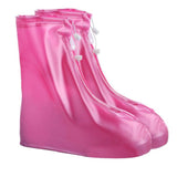 Men Women's Reusable Rain Boot Cover Non-slip Wear-resistant Thick Waterproof Shoe Cover Rain Boot Cover with Waterproof Layer