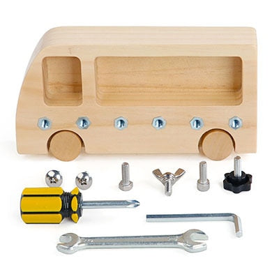 Montessori Train Ability Shape Matching Lock Cognition Cube Toys Activity Busy Board Puzzle Early Educational Sensory Board Kids,