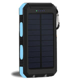 Solar Power Bank Real 20000 mAh Dual USB External Waterproof, Power Savers