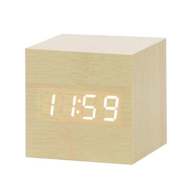 Oaktick-Digital Wooden Clock, 