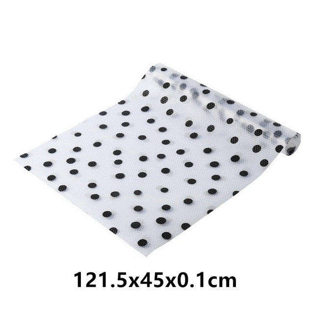 45X122 cm drawer mat oil-proof moisture kitchen table shelf liner mats cupboards pad paper non slip waterproof closet placemat, 