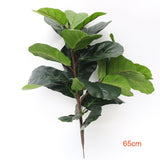 122cm Tropical Tree Large Artificial Ficus Plants Branches Plastic Fake Leafs Green Banyan Tree For Home Garden Room Shop Decor, 