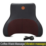 JINSERTA Car Massage Neck Support Pillow Seat Back Support Headrest Pillow Simulation Human Massage Travel Pillow Accessories, 