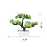 Artificial Plants Pine Bonsai Small Tree Pot Plants Fake Flowers Potted Ornaments For Home Decoration Hotel Garden Decor, 
