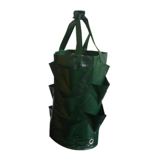 Garden Supplies Strawberry Planting Growing Bag Multi-mouth Container Bags Grow Planter Root Bonsai Plant