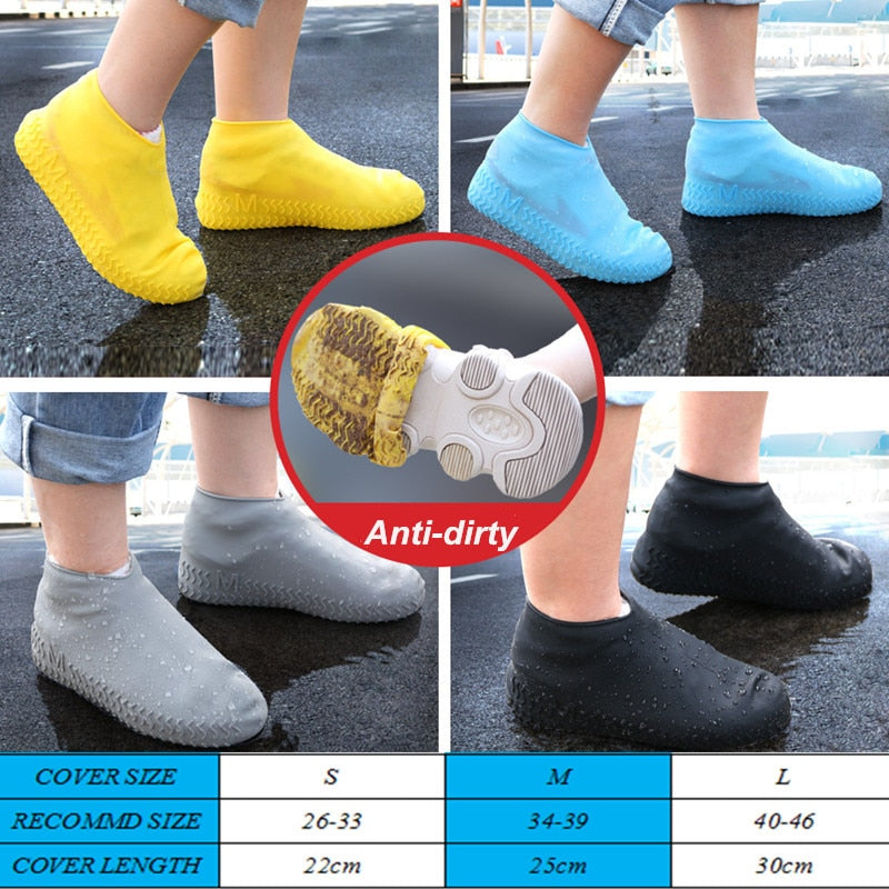 Best Boots Water Proof Shoe Cover Silicone Material Unisex Shoes Protectors Rain Boots For Indoor Outdoor Rainy Days Reusable, 