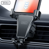 INIU Gravity Phone Holder Car Air Vent Mount Metal Mobile Stand Smartphone GPS Support For iPhone 12 11 Xiaomi Samsung Huawei LG, 