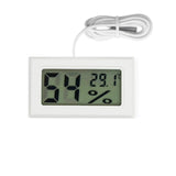 Digital Thermometer Hygrometer Mini LCD Humidity Meter Freezer Fridge Thermometer for -50~70 Coolers Aquarium Chillers, 