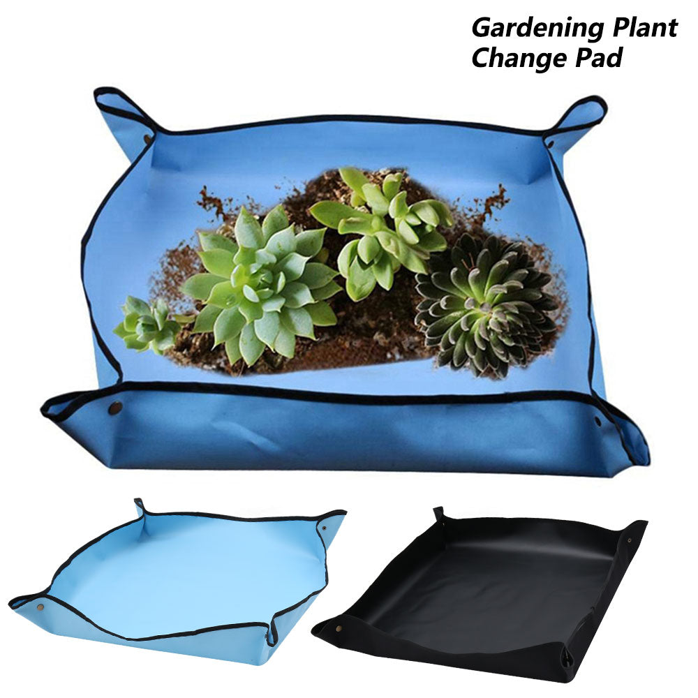 Plant Change Thicken Pad Reusable Waterproof Basin Land Cushion Square Gardening Mix Soil Lock Design Mat Flower Pot 100x100CM, 