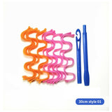 30CM / 50CM New12PCS DIY Magic Hair Curler Portable Hairstyle Roller Sticks Durable Beauty Makeup Curling Hair Styling Tools, 