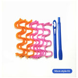30CM / 50CM New12PCS DIY Magic Hair Curler Portable Hairstyle Roller Sticks Durable Beauty Makeup Curling Hair Styling Tools, 