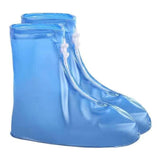 Men Women's Reusable Rain Boot Cover Non-slip Wear-resistant Thick Waterproof Shoe Cover Rain Boot Cover with Waterproof Layer
